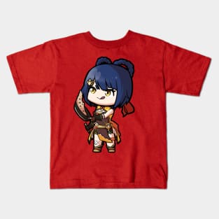 Chibi Xiangling - Genshin Impact Kids T-Shirt